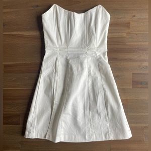 WHITE FOX strapless mini dress